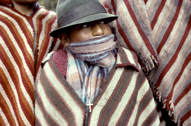 Quechua Indian boy in Ponumo Angamarca.