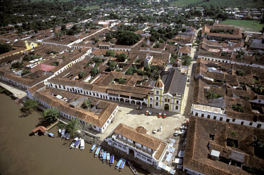 Aerial view of the fabled city on the Magdalena river.