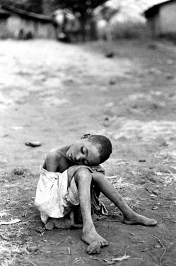 Dead Rwandan refugee. Democratic Republic of Congo (formerly Zaire).