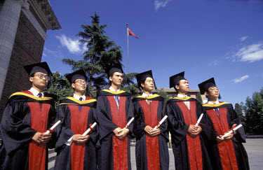 Graduation Day for students from the Physics Department of Tsinghua University.