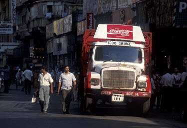 Westernisation: Coca-Cola delivery truck.
