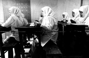 Girls in an Islamic school.