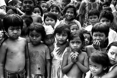 Village children in Krawang.
