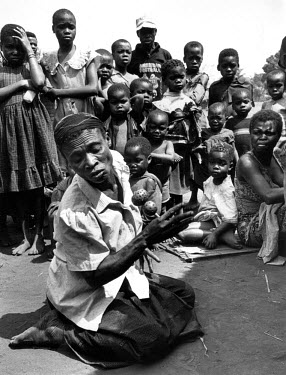 Healing ritual. Democratic Republic of Congo (formerly Zaire).