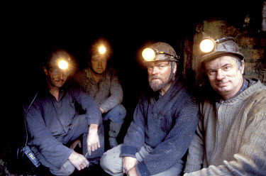 Miners who have reopened a coal mine in the Forest of Dean, running it themselves.