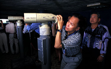 Tourists are now allowed to visit the observation bunkers built on the frontline island of Kinmen, just 2km away from mainland China. During the height of the cold war in the 1950s and 60s Kinmen suff...