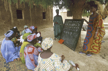 Adult literacy project for rural women.
