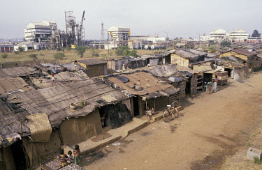 The Atal Ayub colony, where people still live right beside the Union Carbide pesticide plant. In one of the world's worst industrial disasters, thousands of people were killed in December 1984 when ga...