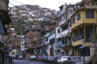 Barrio in the Petare district of Caracas, which is renowned for street gangs, violence and crime.