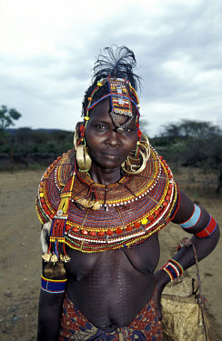 Pokot tribeswoman.