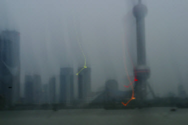 The Pudong financial district.