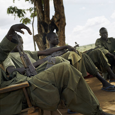 Soldiers of the UPDF protect IDP (internally displaced people) camps against LRA (Lord's Resistance Army) attacks.For 18 years the LRA rebels have terrorised the Northern provinces of Uganda abducting...