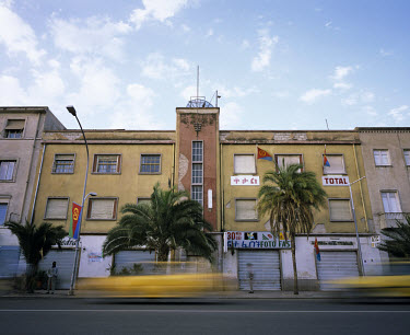 Apartment Building dating from 1937. Asmara is a showcase of 1930s Italian Art Deco architecture. Initially created by colonial-era Italians, the style continued to flourish in the 1960s as local arch...