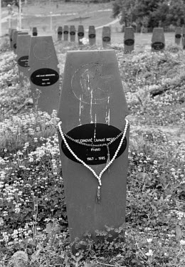 The graves of some of the estimated 8,000 Bosniak (Muslim) men and boys from the town of Srebrenica who were massacred by Serb forces in July 1995.