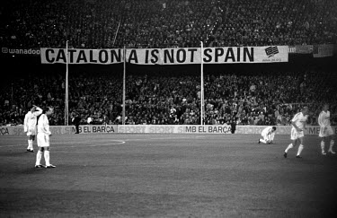 'Catalonia is not Spain' - a banner displayed in Camp Nou during a football match between FC Barcelona and Real Madrid. 'El Clasico' is not just a match between the two biggest clubs in Spain, but a s...