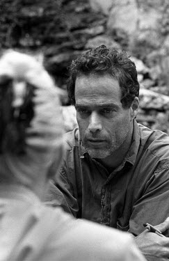 Novelist and writer Sebastian Junger on assignment for Vanity Fair magazine, interviewing a girl who has been a victim of the sex slave industry.