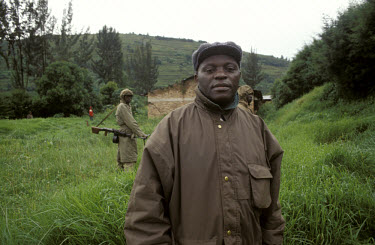 Alex Kanyarengwe, Chairman of the Tutsi-led Rwandan Patriotic Front (RPF).