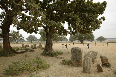 Banadagh megaliths dating from around 1000 BC, which is one of numerous megalithic sites in the province. Adivasi tribal communities are traditionally animist and and erect megaliths as part of their...