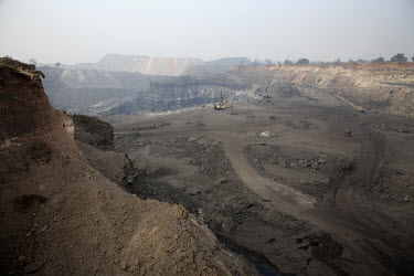 West Bokaro open-pit coal mine.