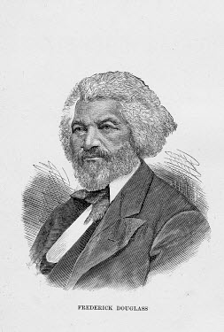A portrait of American abolitionist Frederick Douglass, a leading figure in the abolition movement.
