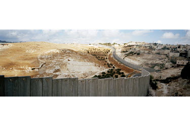 The Israeli separation wall / barrier.
