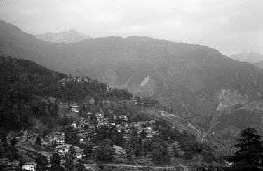Dharamsala, the biggest Tibetan exile colony in northern India.