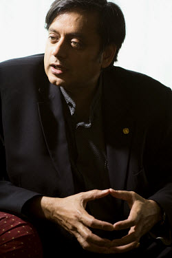 Shashi Tharoor, then Under-Secretary-General of the United Nations (USG), on a visit to Copenhagen.