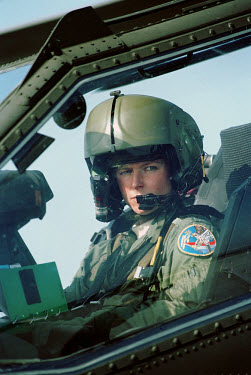 A female Royal Netherlands Air Force (RNLAF) pilot of an Apache helicopter.