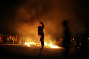 The culmination of the Burning Man Festival sees the highly symbolic burning of the man. It is followed by the firedance, where the entire community of festival goers congregate and dance through the...