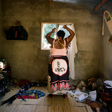 Miss Beatrice is a Curandeira who lives and works in her little studio by her home at the airport barrio. Mozambican Curandeiros are traditional healers, who cure all sorts of ailments from psychologi...