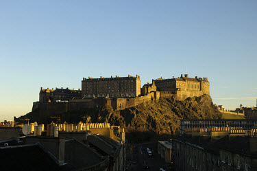 Edinburgh Castle, with buildings dating from the 12th to the 20th century.