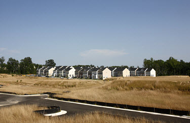 Houses in Woodbridge, Virginia. The area is suffering from a major collapse in the housing market following the subprime crisis and global credit crunch, which has forced the foreclosure and abandonme...