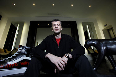 Mikhail Prokhorov, Russia's richest man in 2009, at his country residence outside Moscow. Prokorov made his fortune in investments. In 2009 his estimated net worth was $9.5 billion, making him the wor...