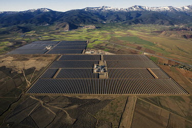 Andasol 1 and 2, a pair of parabolic trough solar thermal power plants located in Granada. With a gross electricity output of around 180 GWh per year and a collector surface area of over 510,000 squar...