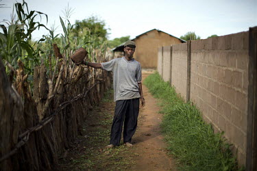 28 year old Demba Camara lost his older brother Mawdo when he drowned trying to travel illegally into Europe. He describes the motivation for Mawdo leaving by comparing his fence (on the left) with hi...
