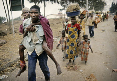 Hundreds of thousands fled across the border into DR Congo at the end of the Rwanda genocide.