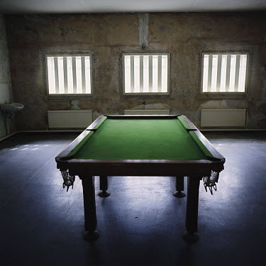 Pool table at the Maze Prison. Her Majesty's Prison (HMP) Maze, also known as Long Kesh and the H-Blocks, held some of the most dangerous men in Europe during its 30 year operation. The prison closed...