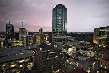 The reserve bank of Zimbabwe in the centre of Harare.