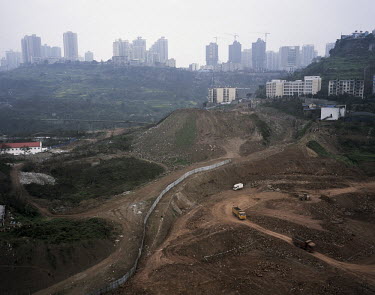 A construction site in Chongqing.