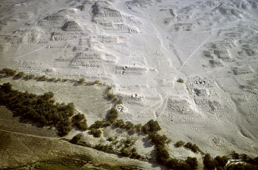 The site of Cahuachi in the Nazca Valley, the main centre of Nazca culture durings its early phase (100 BCE - CE 300).