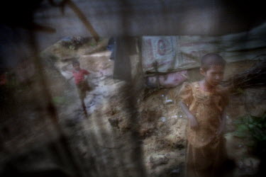 The Kutupalong refugee camp, home to around 20,000 unregistered Rohingya refugees. The Rohingya (Muslims from Burma) are persecuted by the Burmese junta at home and are not recognised as refugees by t...