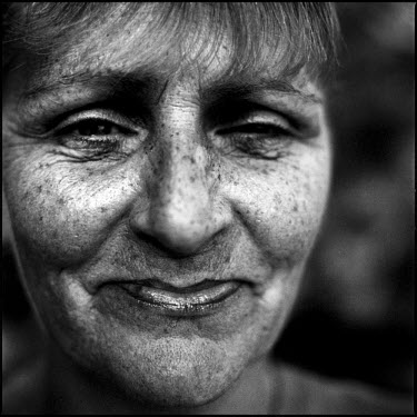 A portrait of a woman in Joppa, Texas,