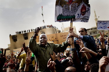 People gather after Friday prayers at Tobruk's central mosque shouting anti-Gaddafi slogans. They then marched heavily armed through the streets. On 17 February the country saw the beginnings of a rev...