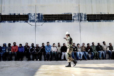 The rebels are taking the press for a tour to see and interview prisoners that they captured in the fighting for Benghazi. The rebels claims that these prisoners are all pro-Gaddafi Libyans and mercen...