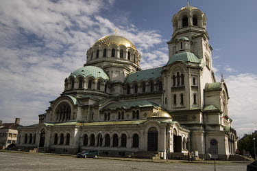 The Bulgarian Orthodox Alexander Nevski Cathedral.