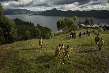 School children play football in a field. The Mother and Child Health Week held in April 2010. This includes a mass drug administration against intestinal worms and schistosomiasis. Around 14 million...