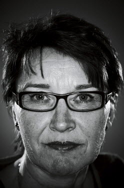 A portrait of 54 year old Ellenor Engholm, one of 60 participants of the ONEinFOUR project, a collaboration between photographer Jan Johannessen and the Fountain House organisation focusing on mental...