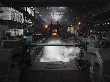 The Donetsk steel factory