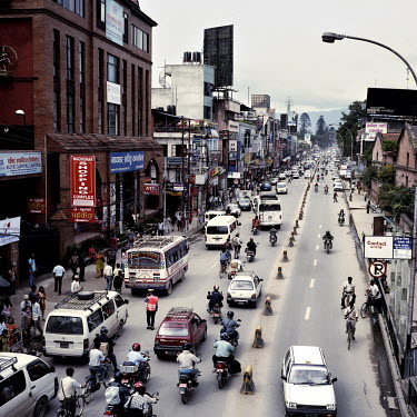 Kanthi Path (street) in central Kathmandu.