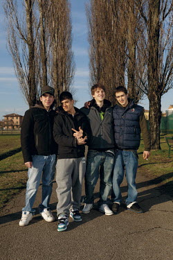A group of young men from the small adjoining towns of Funo and Castel Maggiore.